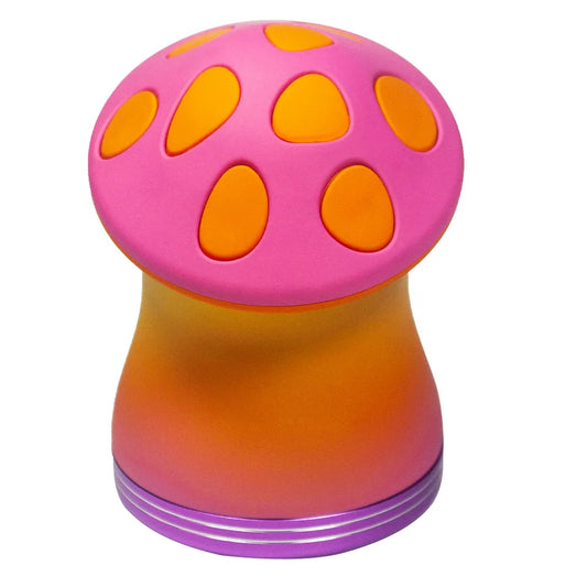 Grinder 45 mm 4 piezas - Champiñon Gigante de los Pirineos Color psicodélico